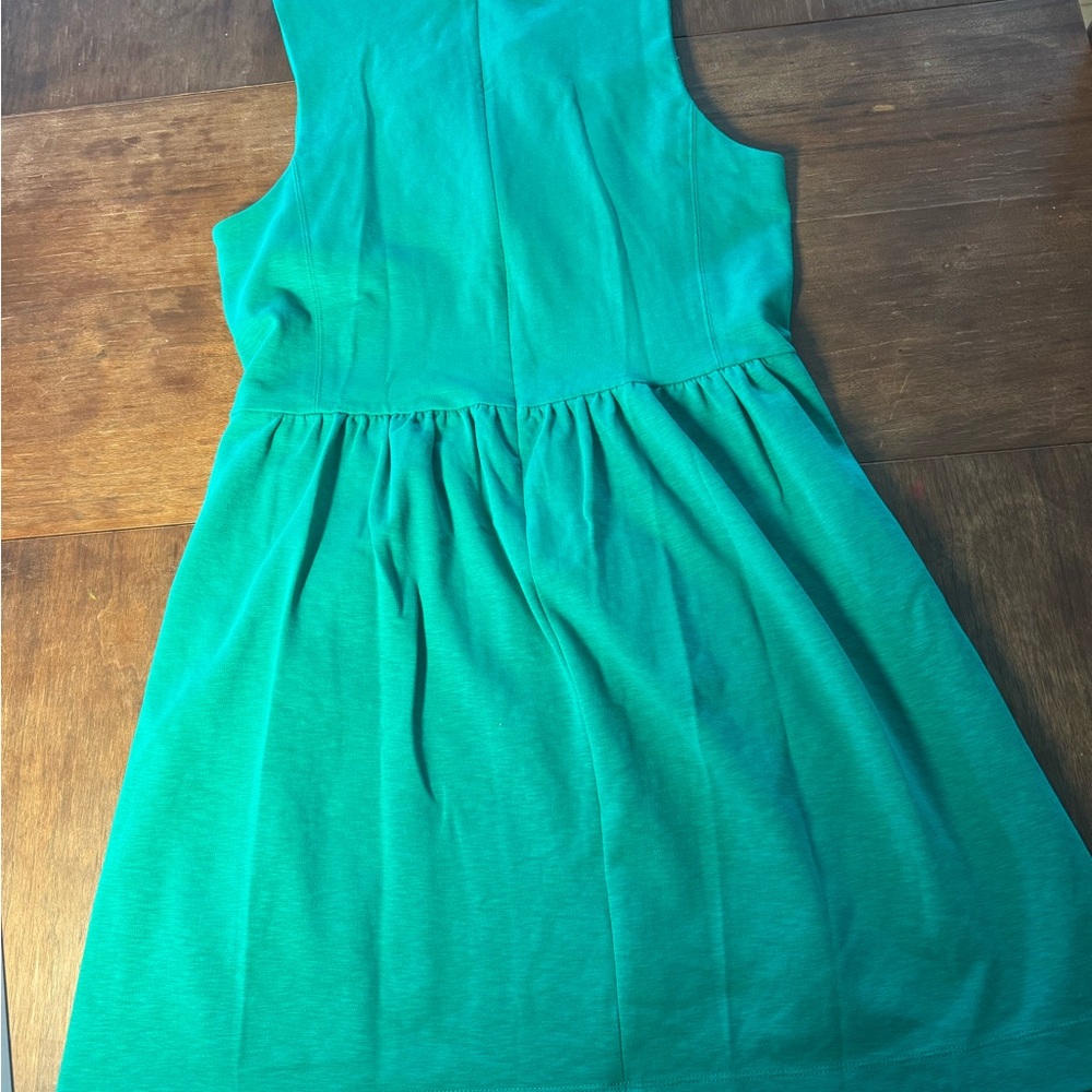 J. Crew Vibrant Green Sleeveless Dress - Picture 8 of 9